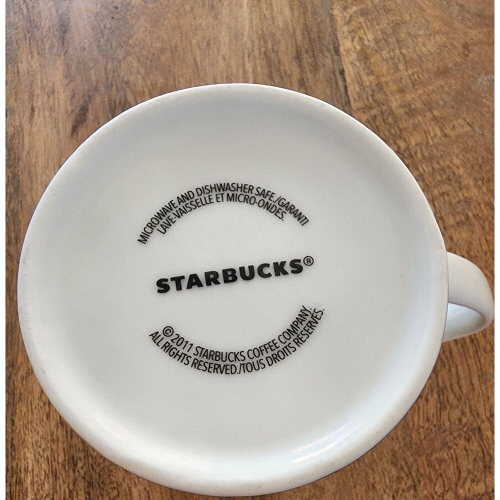 2011 Starbucks Snowman Christmas Holiday Coffee Mug | When We're Together - Picture 7 of 7